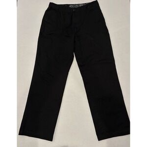 Anchor Blue Men's Pants Black Chino Casual Straight Leg 32x30